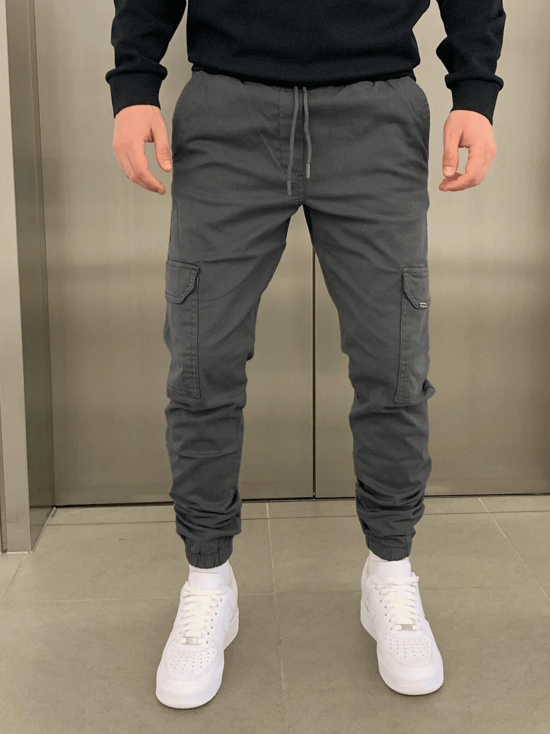 Dieter | Cargo Jogger Fit für Herren mit mittlerem Bund