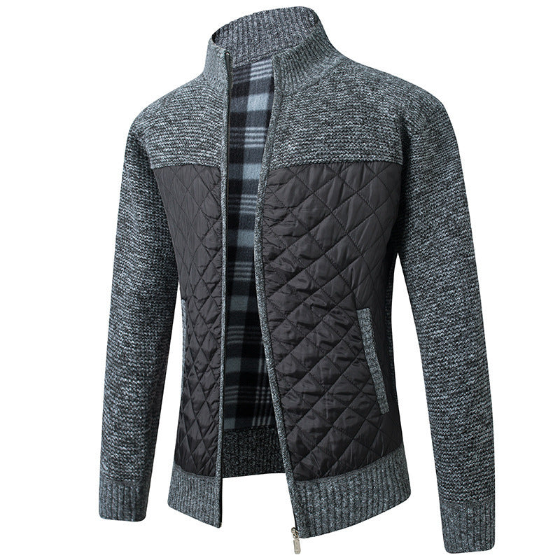 Owen | Herren Cardigan mit Stehkragen und Taschen