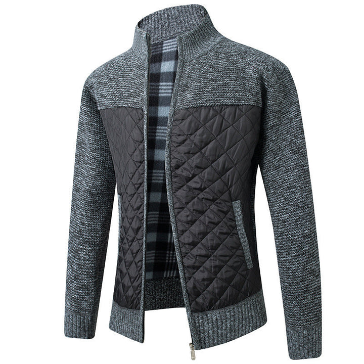 Owen | Herren Cardigan mit Stehkragen und Taschen