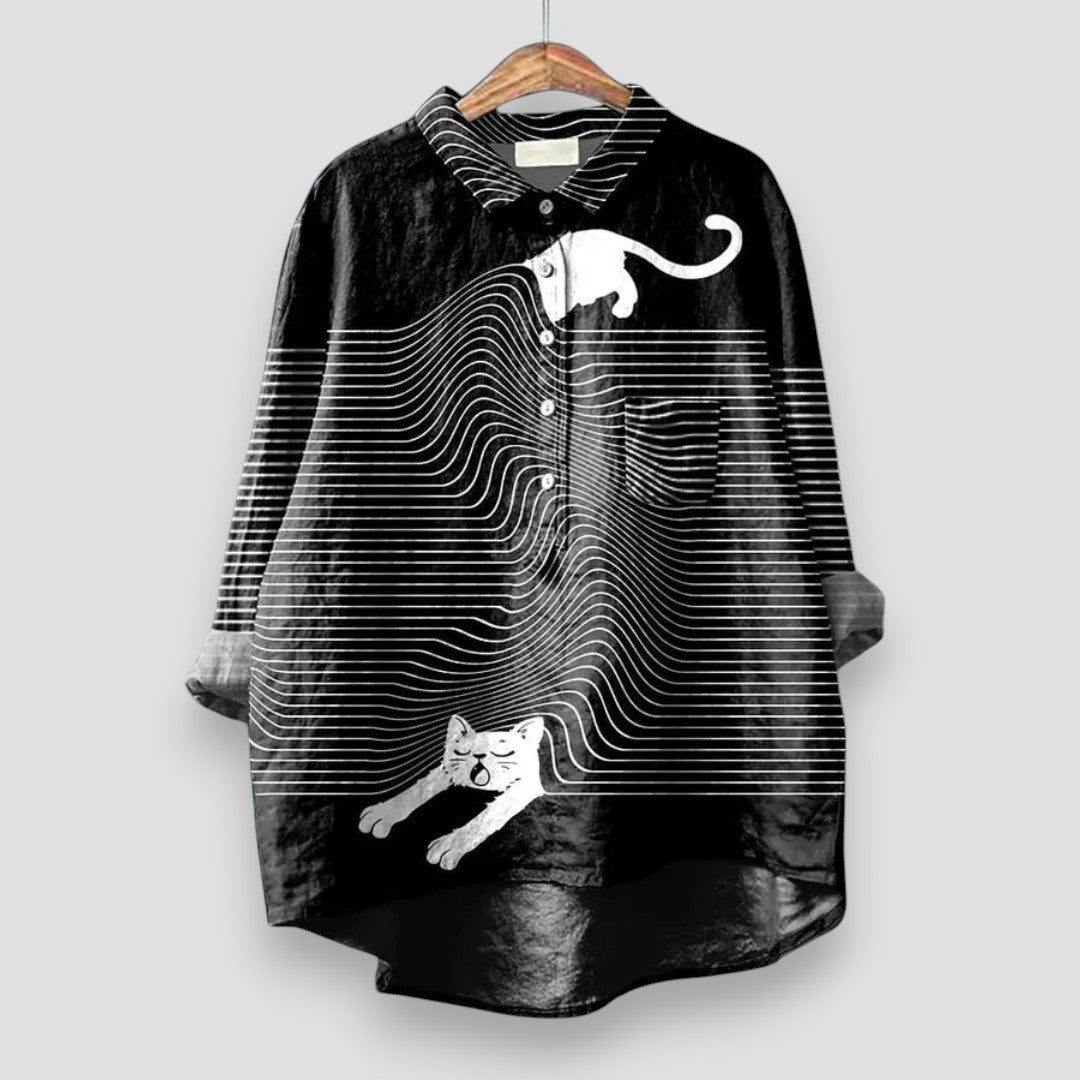 Geraldine | Damen-Shirt mit Hundedruck