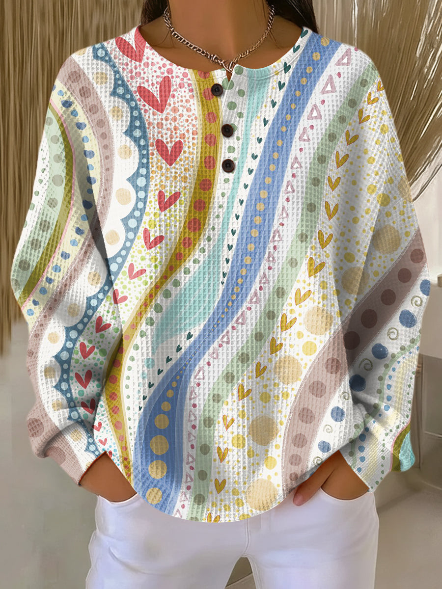 Luna | Pullover für Damen mit bunten Streifenmustern