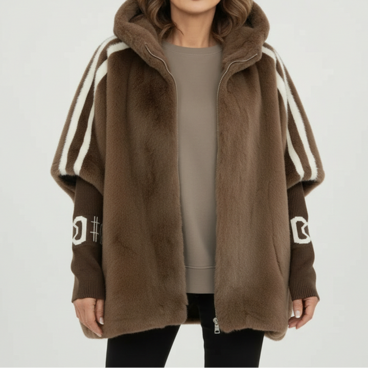 BRIELLE | Gemütliche Kapuzenjacke für Damen mit langen Ärmeln