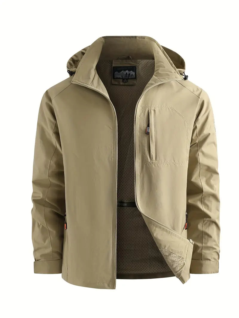 Wendell | Leichte Herrenjacke für Herren mit langen Ärmeln und Stehkragen
