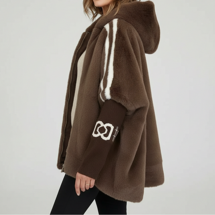 BRIELLE | Gemütliche Kapuzenjacke für Damen mit langen Ärmeln
