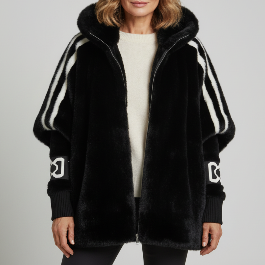 BRIELLE | Gemütliche Kapuzenjacke für Damen mit langen Ärmeln