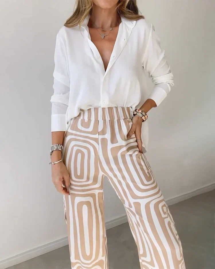 Anouk | Bequemes Stilvolles Set (KOSTENLOSER GÜRTEL) für Damen