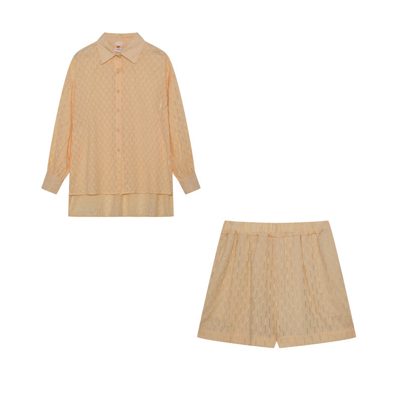 Elizabeth | Luftiges Shirt- und Shorts-Set für Damen