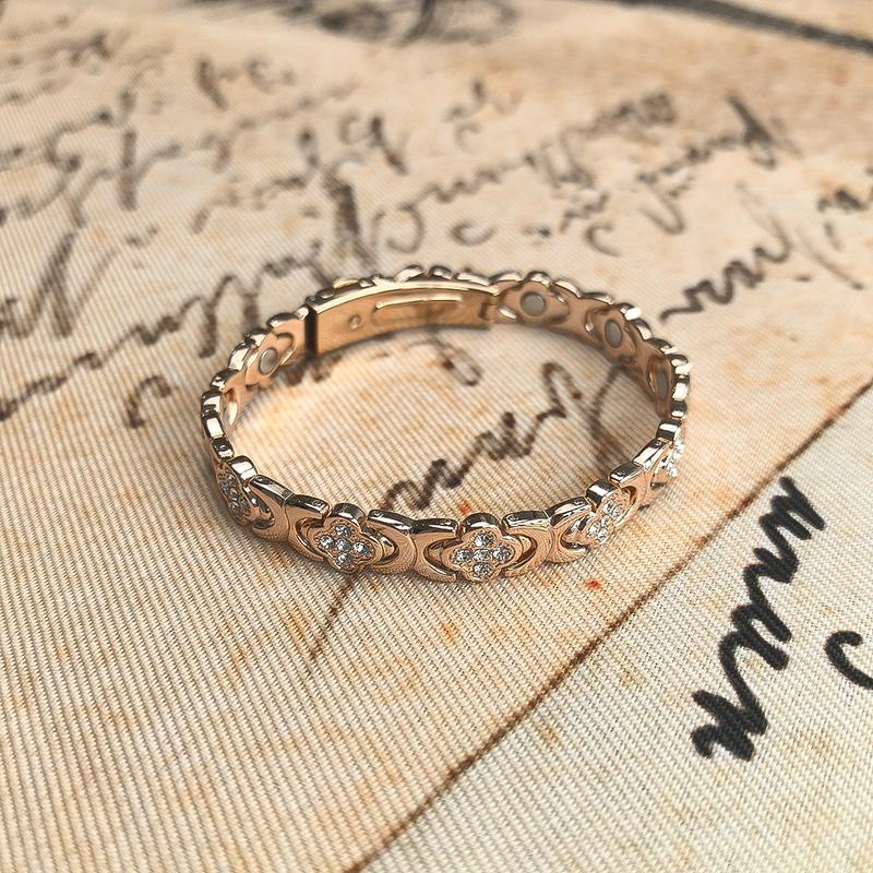 Aurelia | Elegantes Magnetisches Kupferarmband