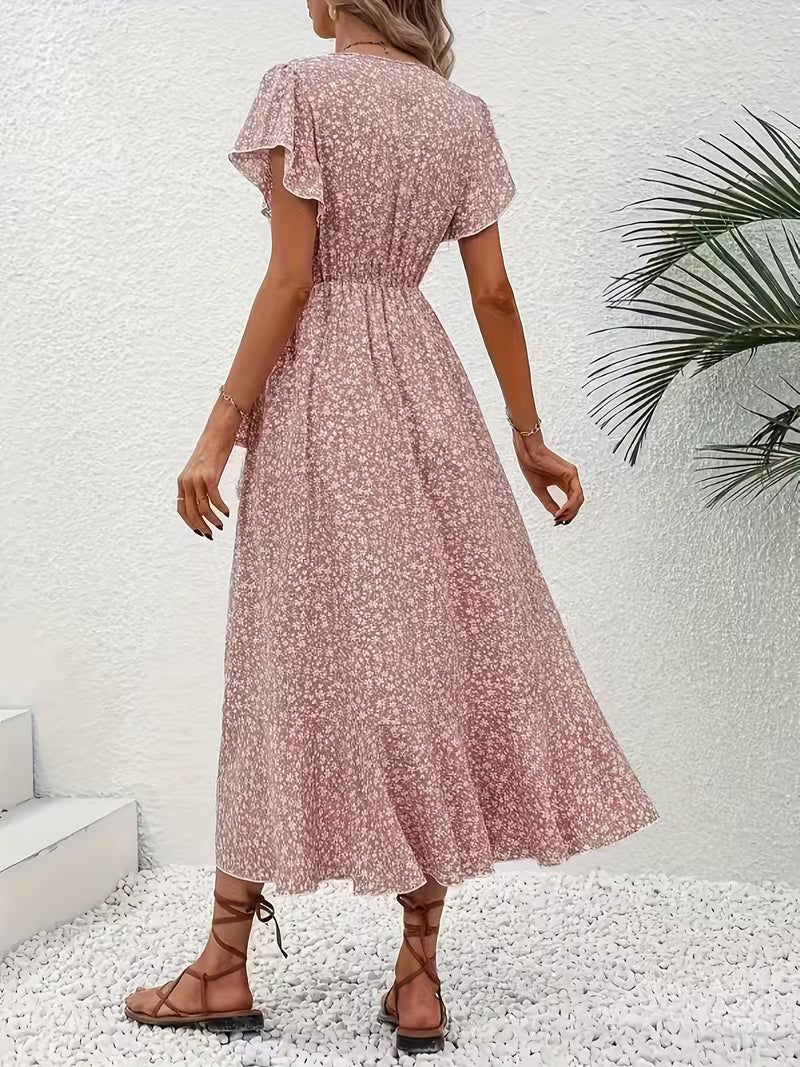 Elara | Fließendes, Bauch-umspielendes Wickelkleid für Damen