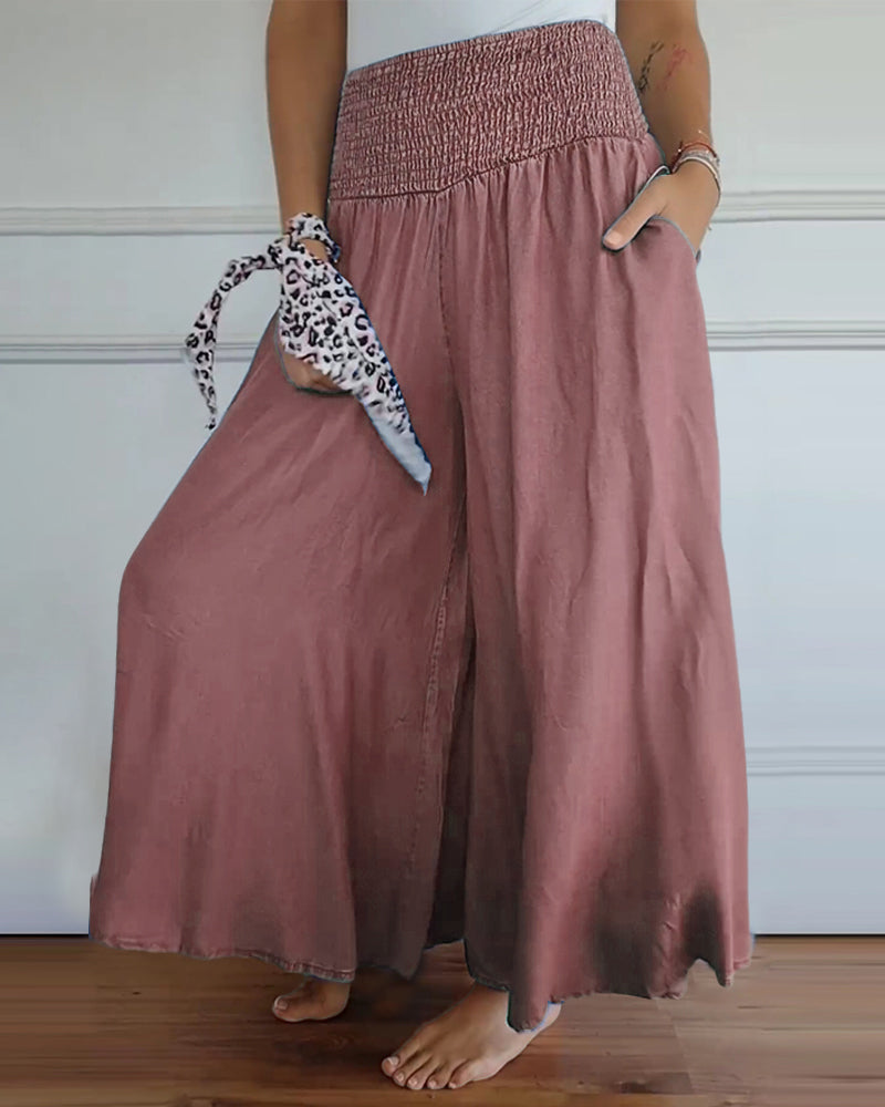Irene | Bequeme Weite-Hosen für Damen mit hohem Bund