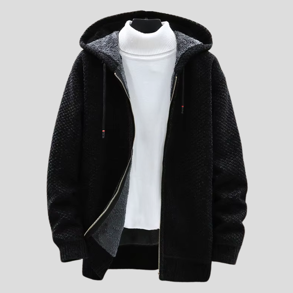 Oslo | Strick Hoodie für Herren mit Kapuze und langen Ärmeln