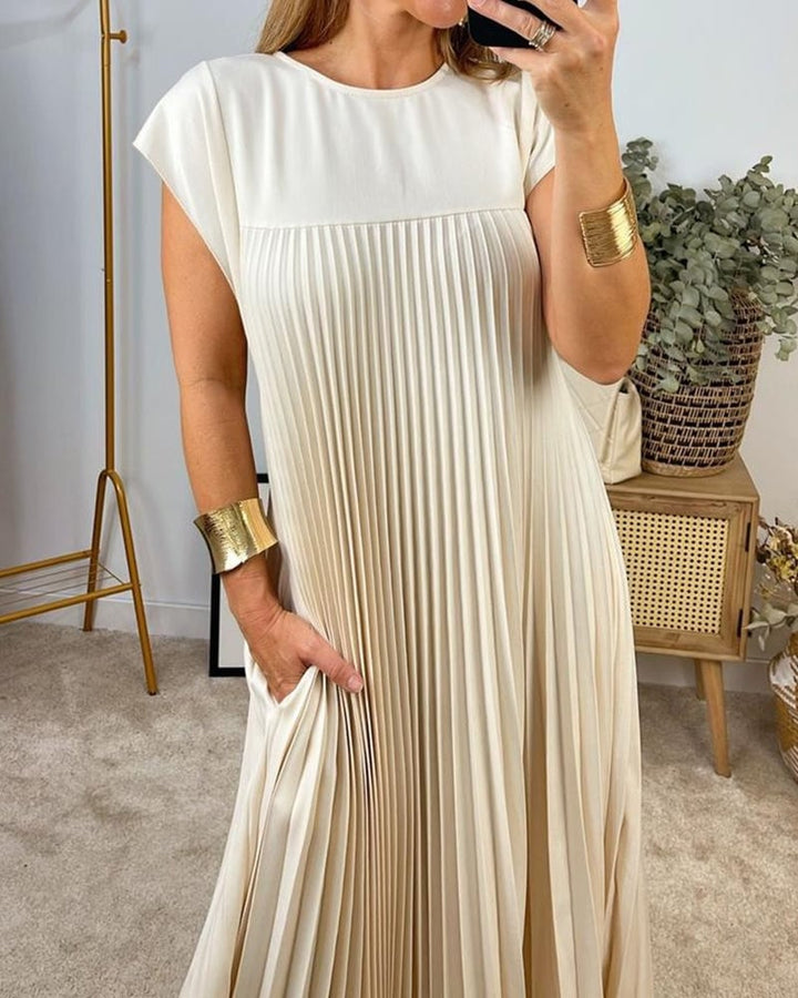 Josie | Zeitloses und Bequemes Maxikleid für Damen mit Rundhalsausschnitt