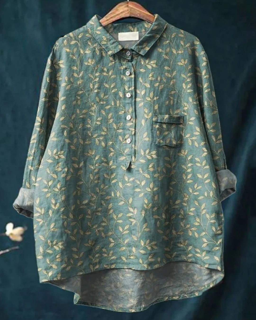 Jaclynn | Floral Shirt für Damen mit langen Ärmeln