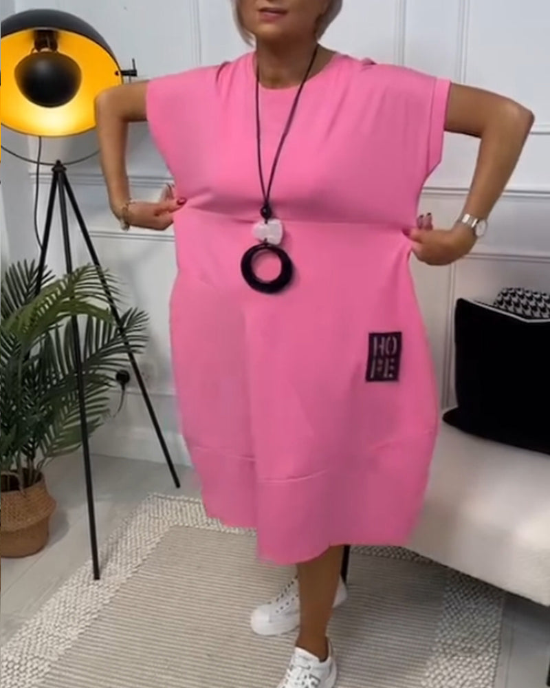 Zuzanna | Luftiges Sommerkleid für Damen mit Rundhalsausschnitt