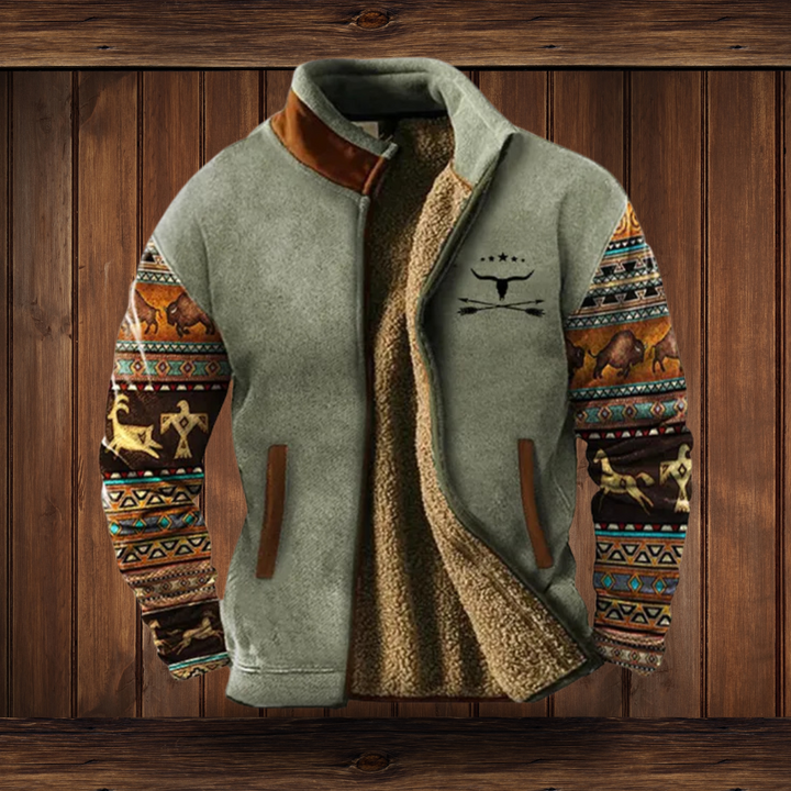 Theo | Outdoor Jacke mit Rundhalsausschnitt und langen Ärmeln