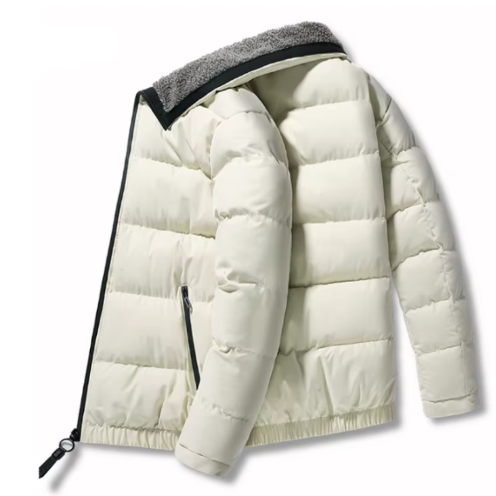 Premium Gepolsterte Winterjacke für Herren mit Rundhalsausschnitt
