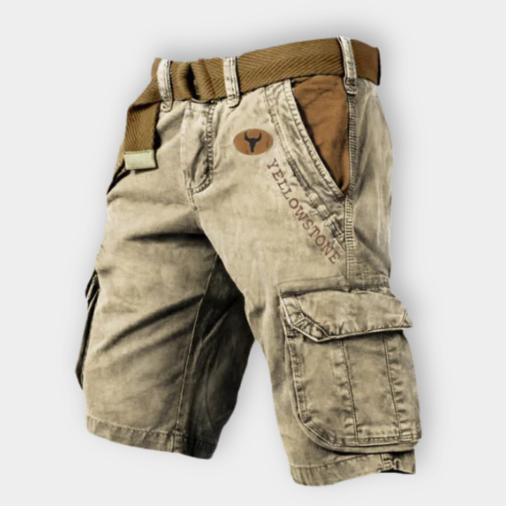 Lando | Explorer Cargo Shorts für Herren mit Sternenmuster