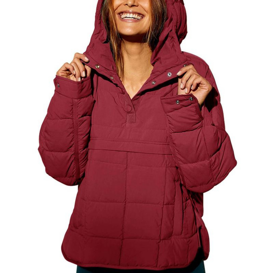 Fely | Übergroßer Kapuzenpullover für Damen mit langen Ärmeln