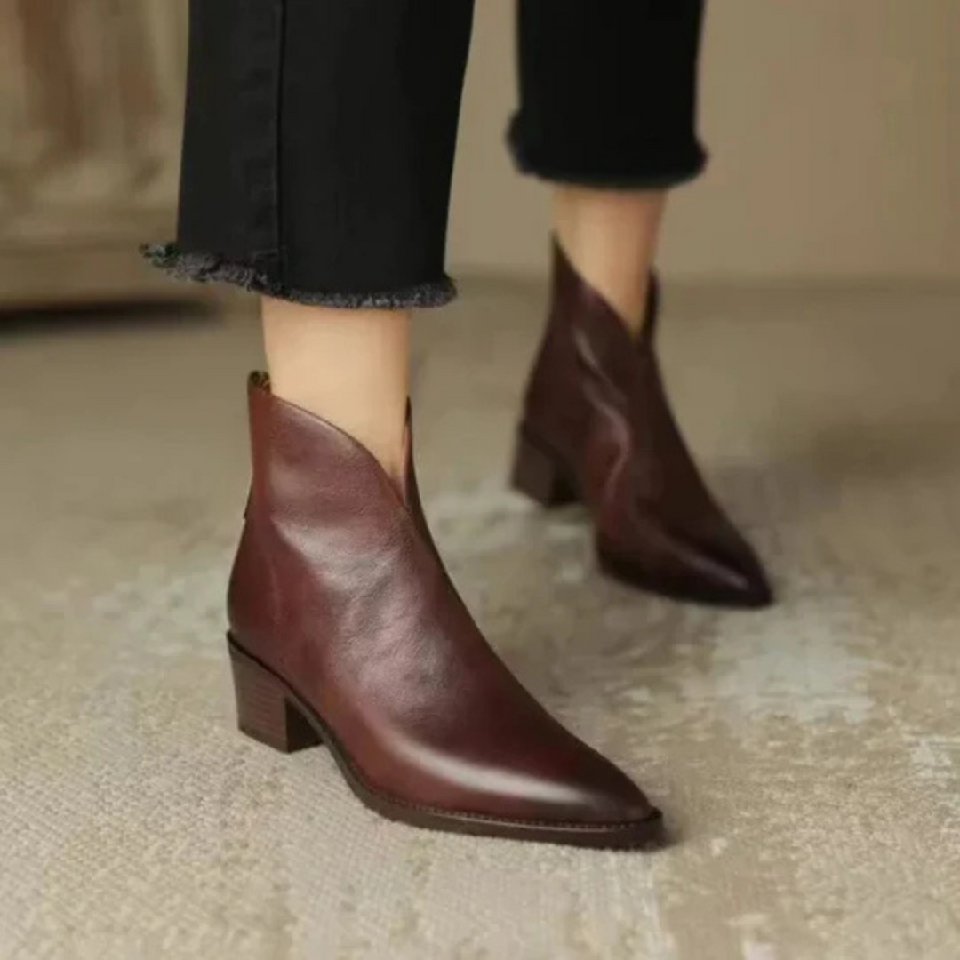 Oriana | Elegante Stiefeletten für Herren mit niedrigem Absatz