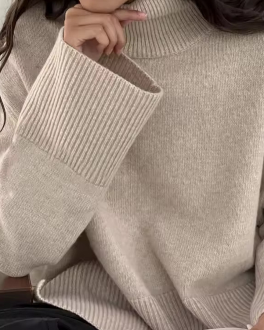 Emma | Rollkragenpullover für Damen mit langen Ärmeln