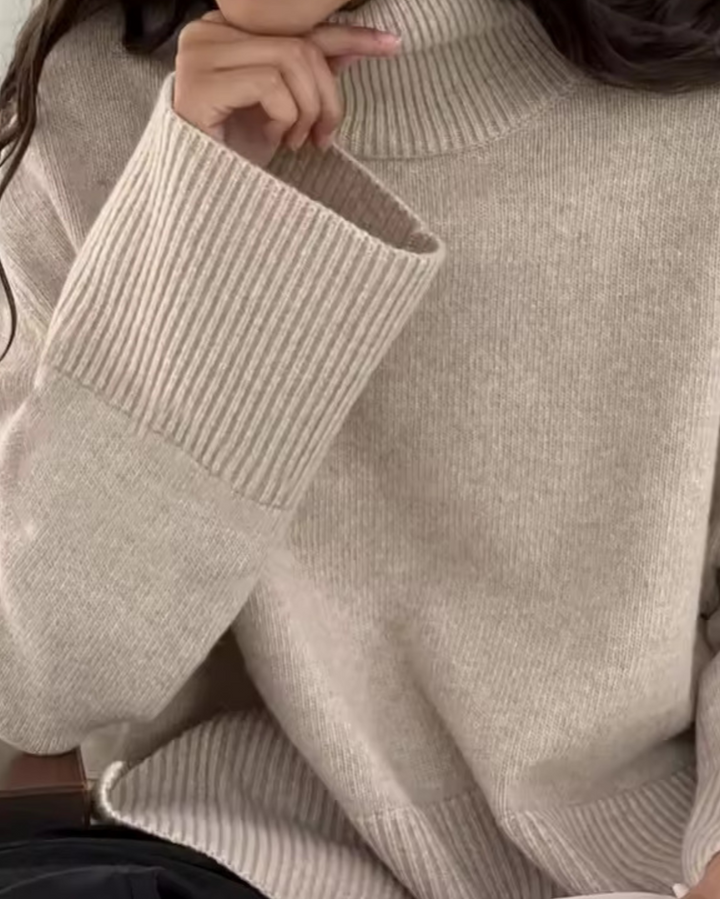 Emma | Rollkragenpullover für Damen mit langen Ärmeln
