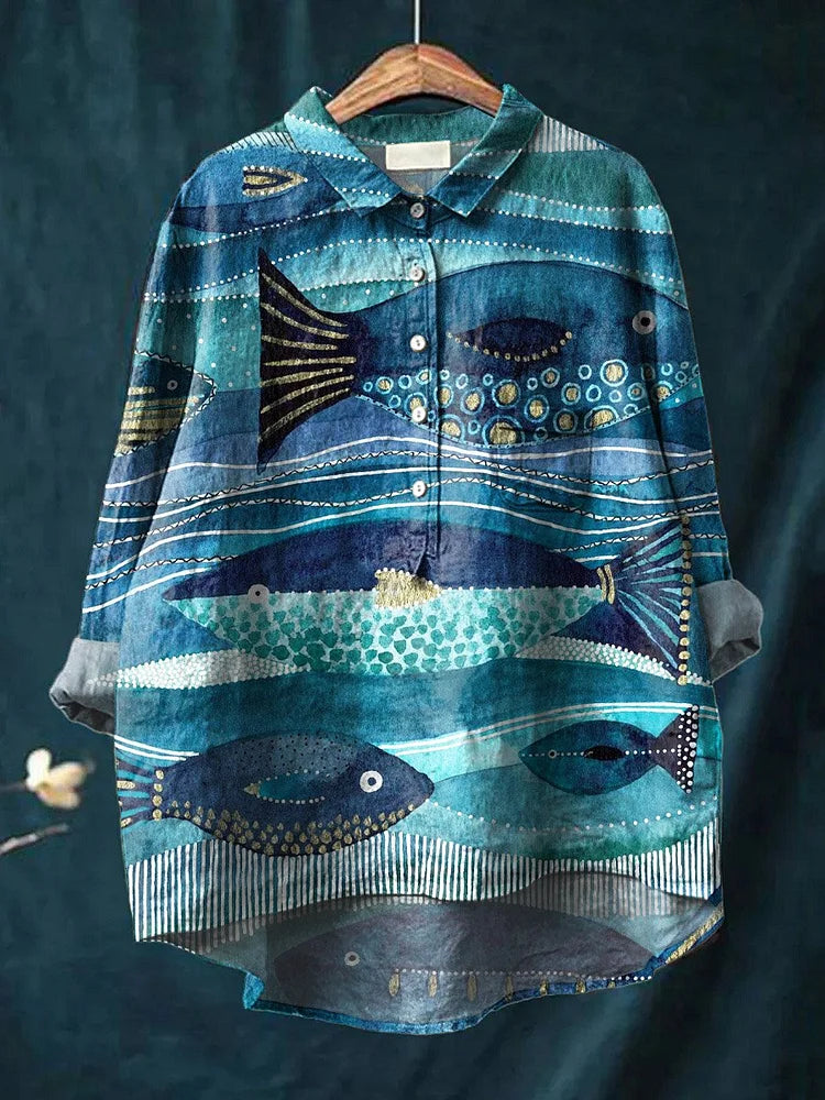 Cali | Hundekunst T-Shirt mit langen Ärmeln
