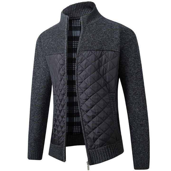 Owen | Herren Cardigan mit Stehkragen und Taschen