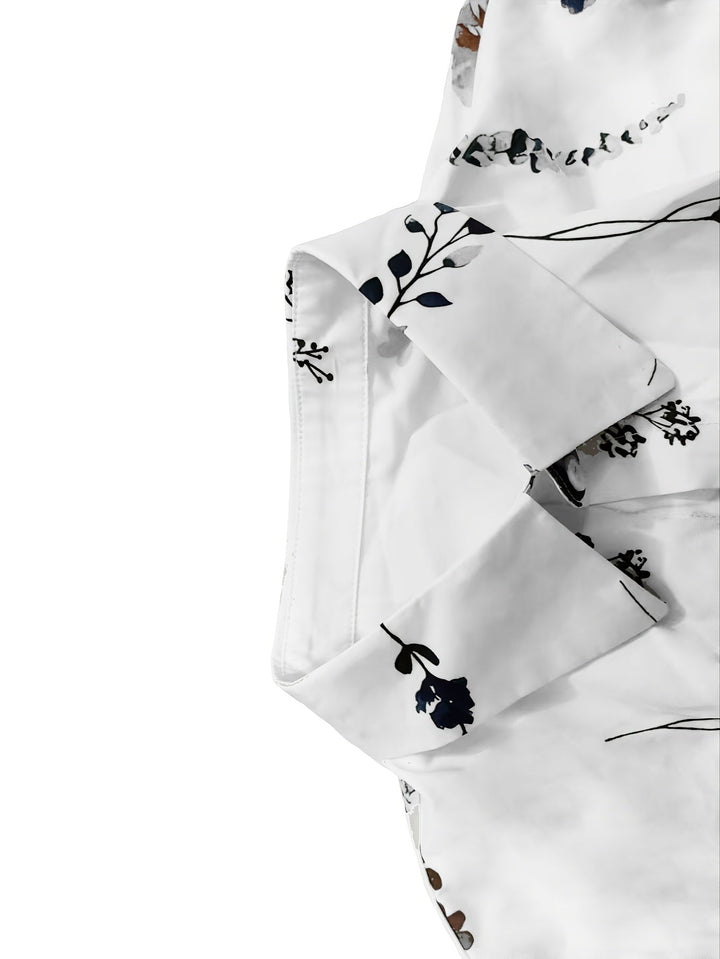 Maya | Elegantes Blumenkleid für Damen mit kurzen Ärmeln