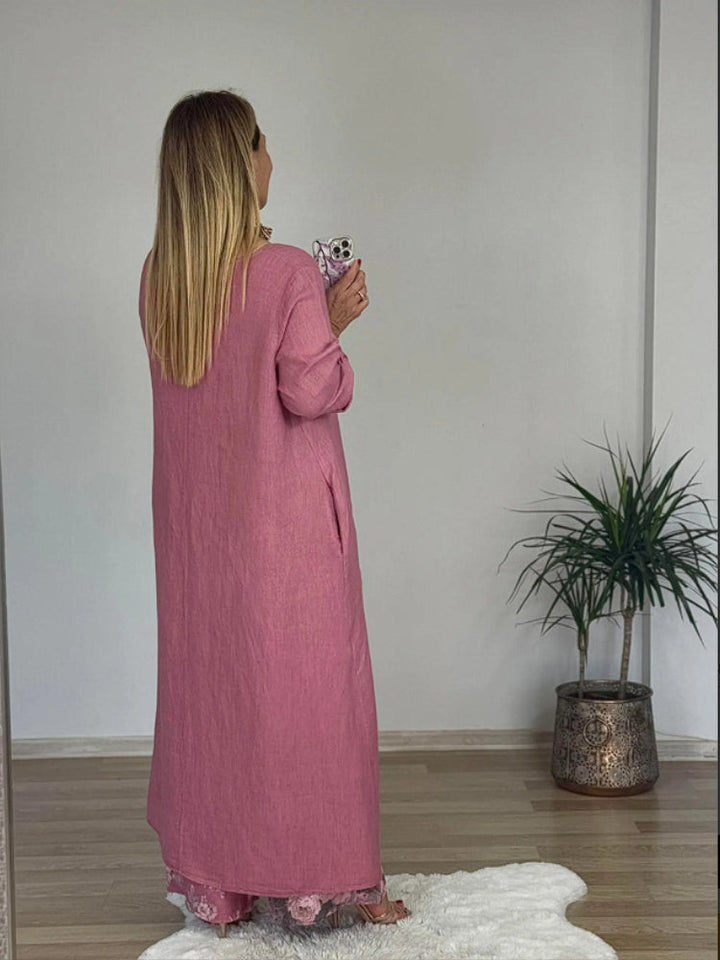 Regina | Elegantes Casual und Set für Damen mit Rundhalsausschnitt