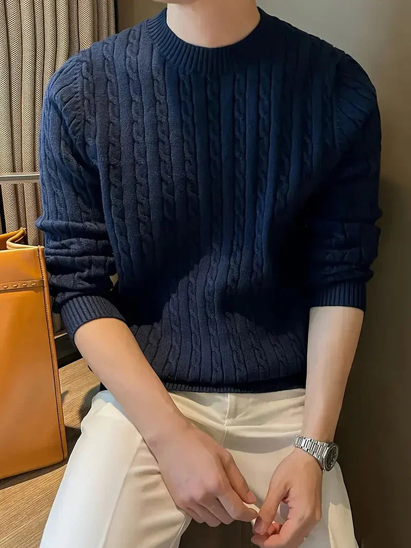 Brit und Boho | Kabelstrickpullover