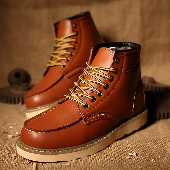 Jakob | Retro Stiefel für Herren mit flachem Absatz