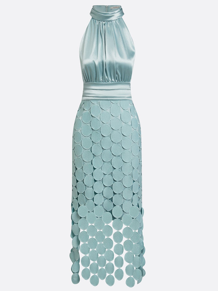 Amelie | Damen Halter-Midikleid