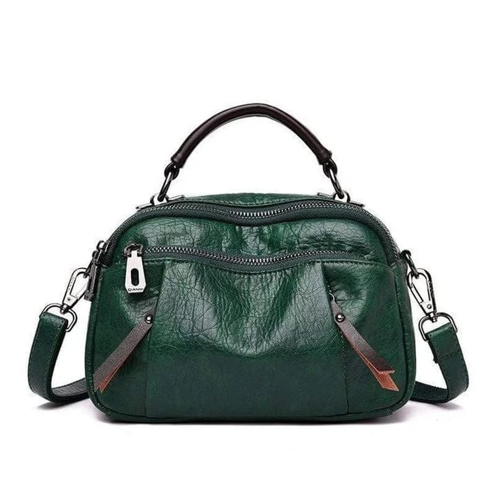 Finbjørg | Kleine und vielseitige Tasche in goldenem Cognac-Ton für Damen