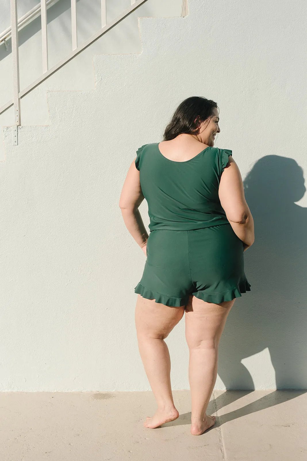 Reana | Rüschen-Badeanzug für Damen mit Brustunterstützung