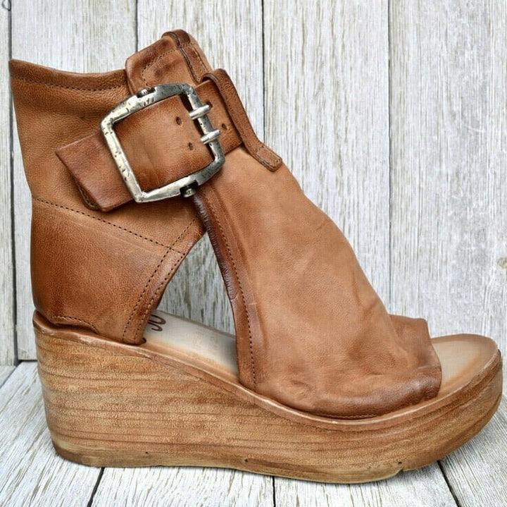 Ariana | Auffällige Keil-Sandalen für Damen mit mittelhohem Absatz