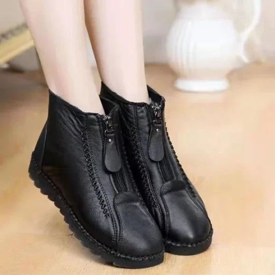 Mia | Elegante Rutschfeste Stiefeletten für Damen mit flachem Absatz