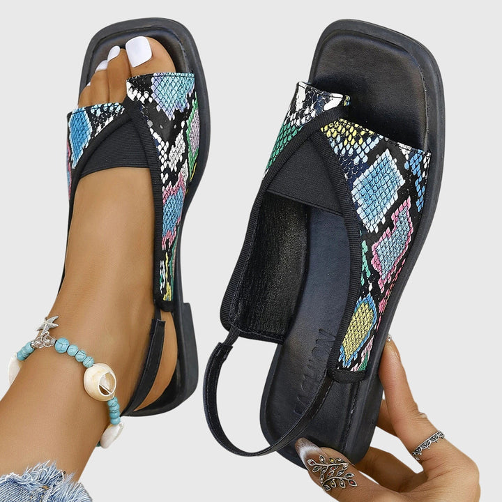 Greta | Damen Quadratzehen-Orthopädische Sandalen
