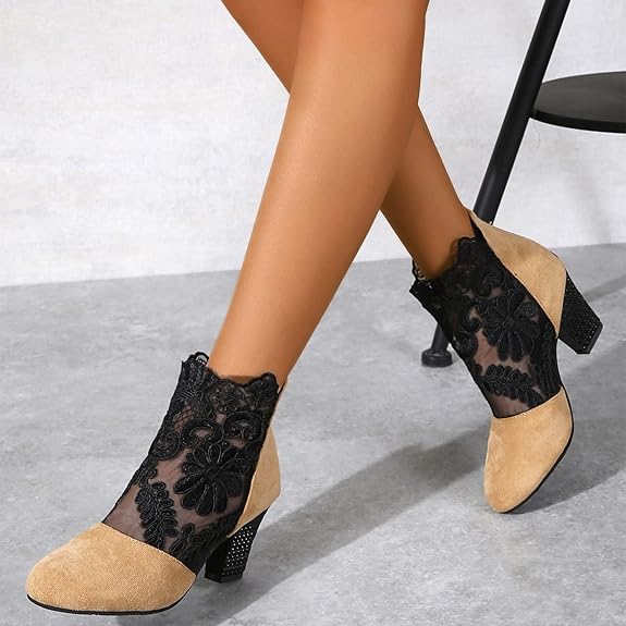 Jane | Elegante Sommer-pumps für Damen mit mittelhohem Absatz und Blumenmuster