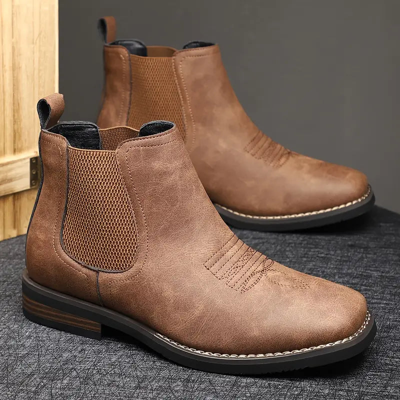 Brookvale Zeitlose Stiefel für Herren mit niedrigem Absatz