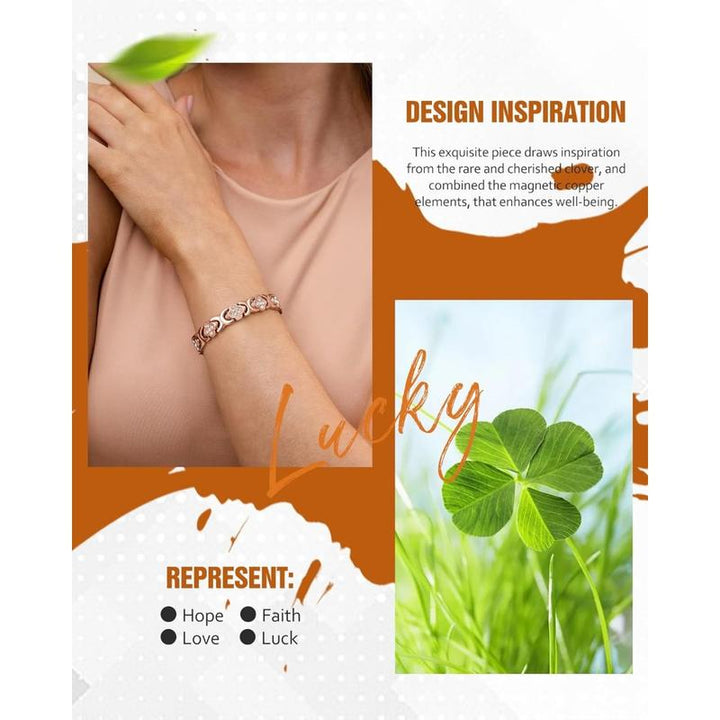 Aurelia | Elegantes Magnetisches Kupferarmband