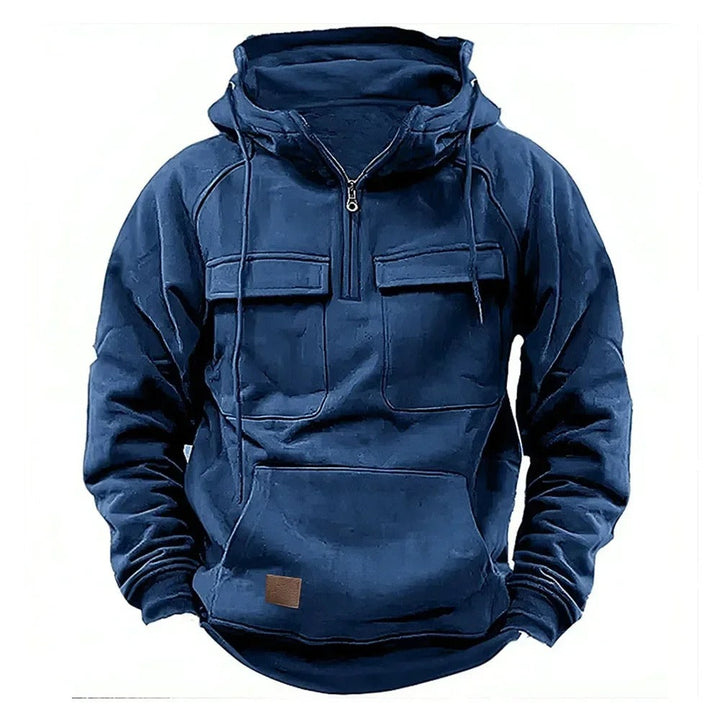David | Leistungsstarker taktischer Hoodie für Herren mit Kapuze und langen Ärmeln