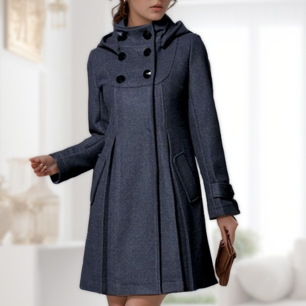 Solana | Stylische Jacke für Damen mit Mandarinkragen und langen Ärmeln