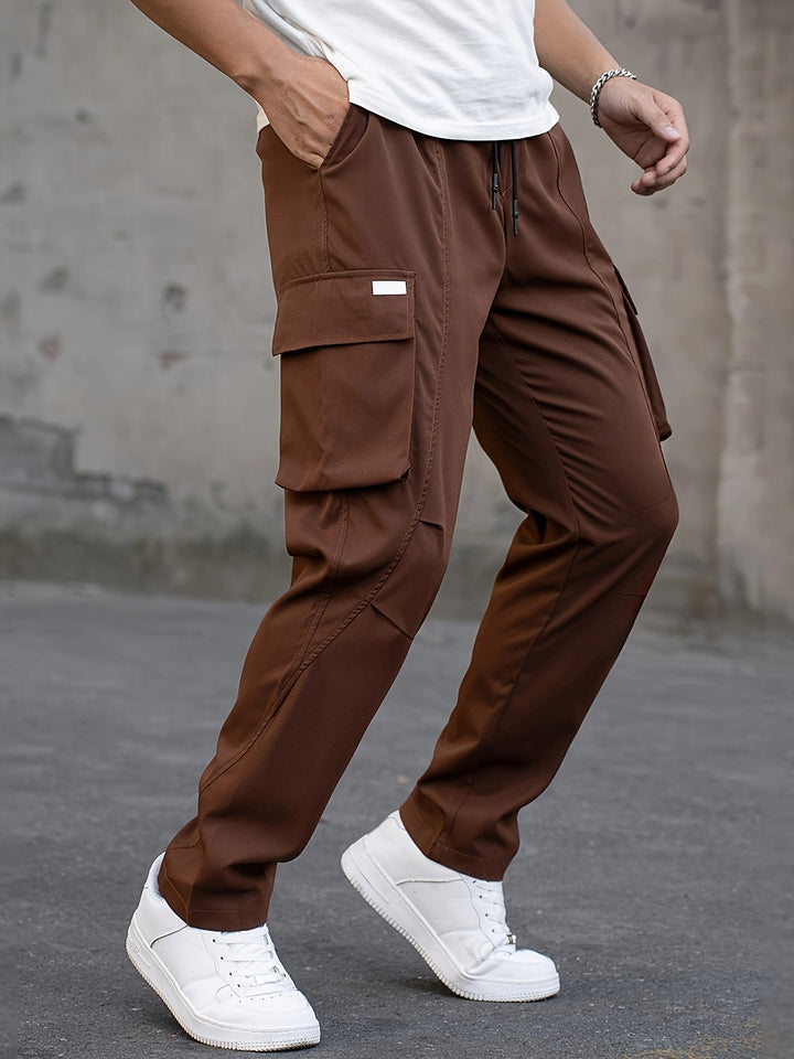 Sandro | Herren Freizeit Cargo-Hosen mit geradem Bein