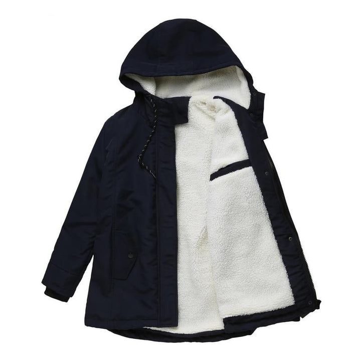 AMINA | Isolierte Winterjacke für Damen mit Kapuze und gestepptem Futter für ultimativen Wärmekomfort
