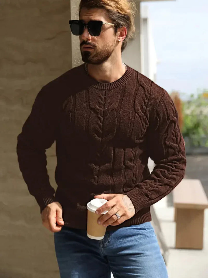 Brit und Boho | Graphica Geo Strickpullover mit geometrischem Muster