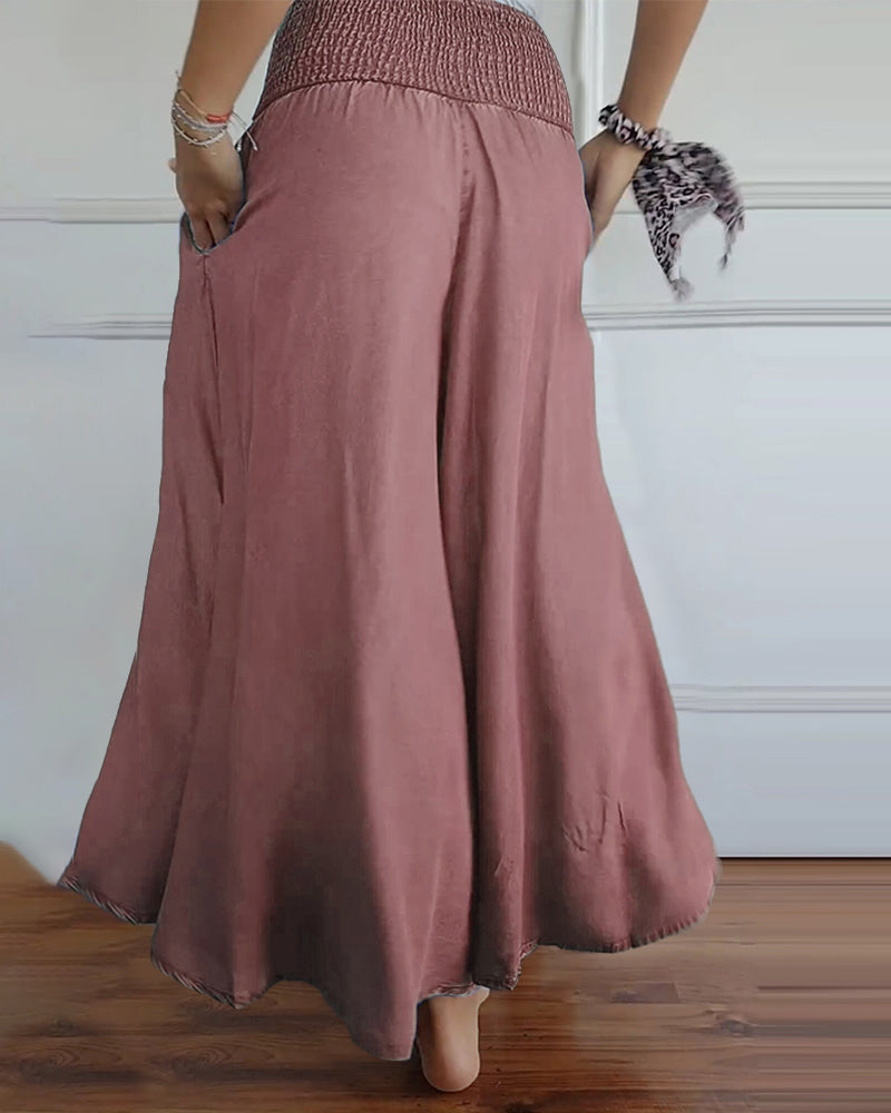 Irene | Bequeme Weite-Hosen für Damen mit hohem Bund