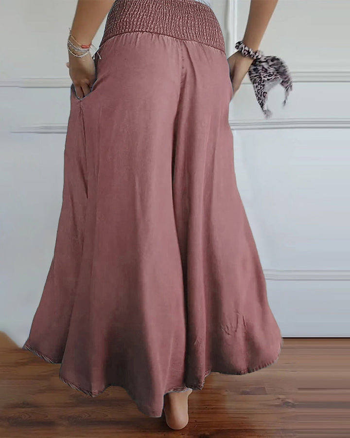 Irene | Bequeme Weite-Hosen für Damen mit hohem Bund