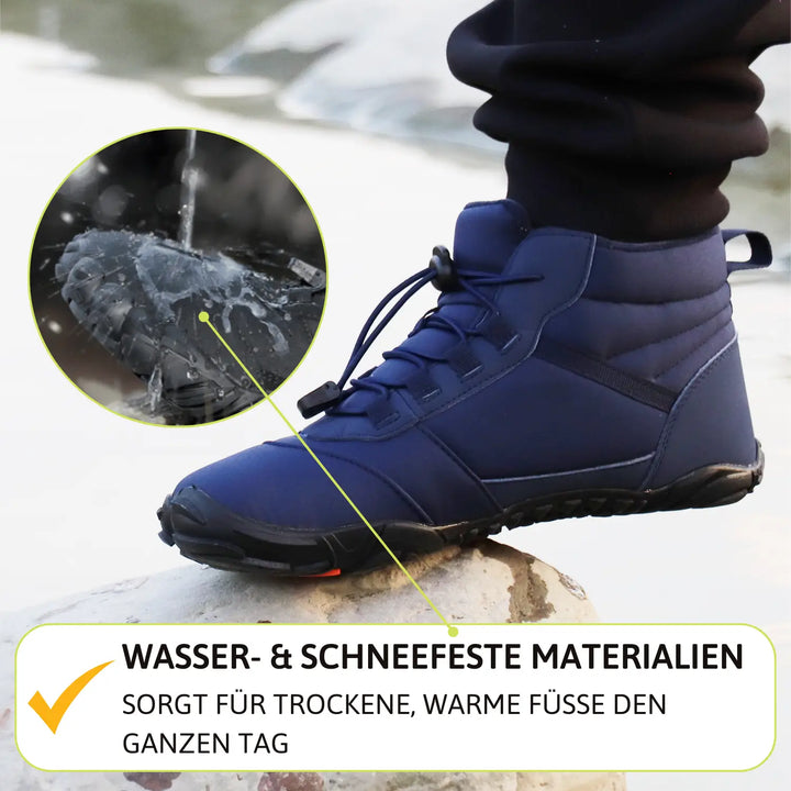 Polar | Winter Barfußschuhe für Damen mit flachem Absatz