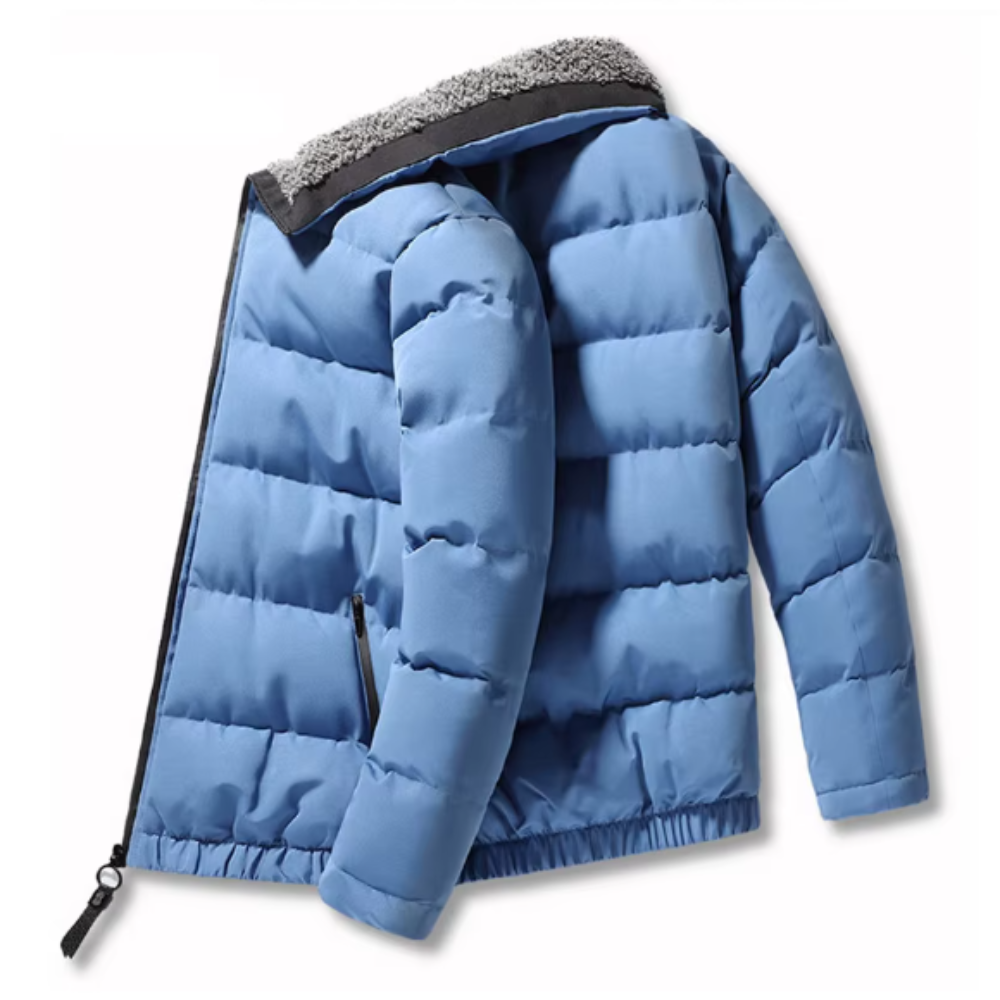 Premium Gepolsterte Winterjacke für Herren mit Rundhalsausschnitt