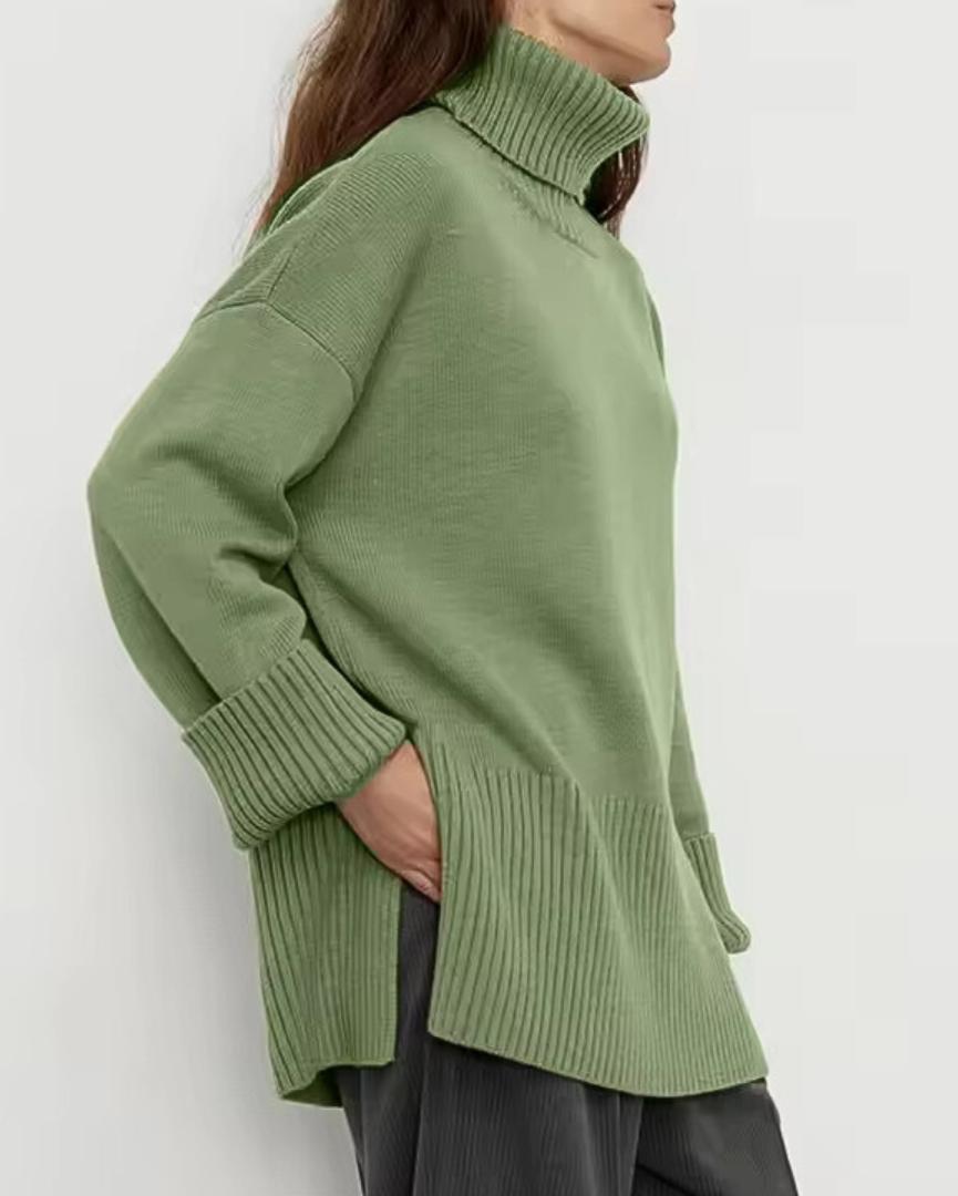 Emma | Rollkragenpullover für Damen mit langen Ärmeln